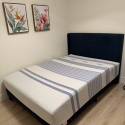 Full/Double Bed Frame + Mattress