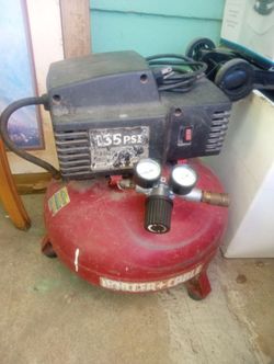 Good porter cable 6 gal air compressor works no leaks