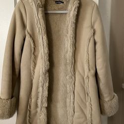 Peter Storm Women’s Suede Coat w/Hood 