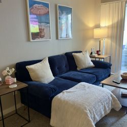 NEED GONE! 82" Chenille L Shaped Sectional Couches for Living Room, 3 Seater Comfy Modular Sofa