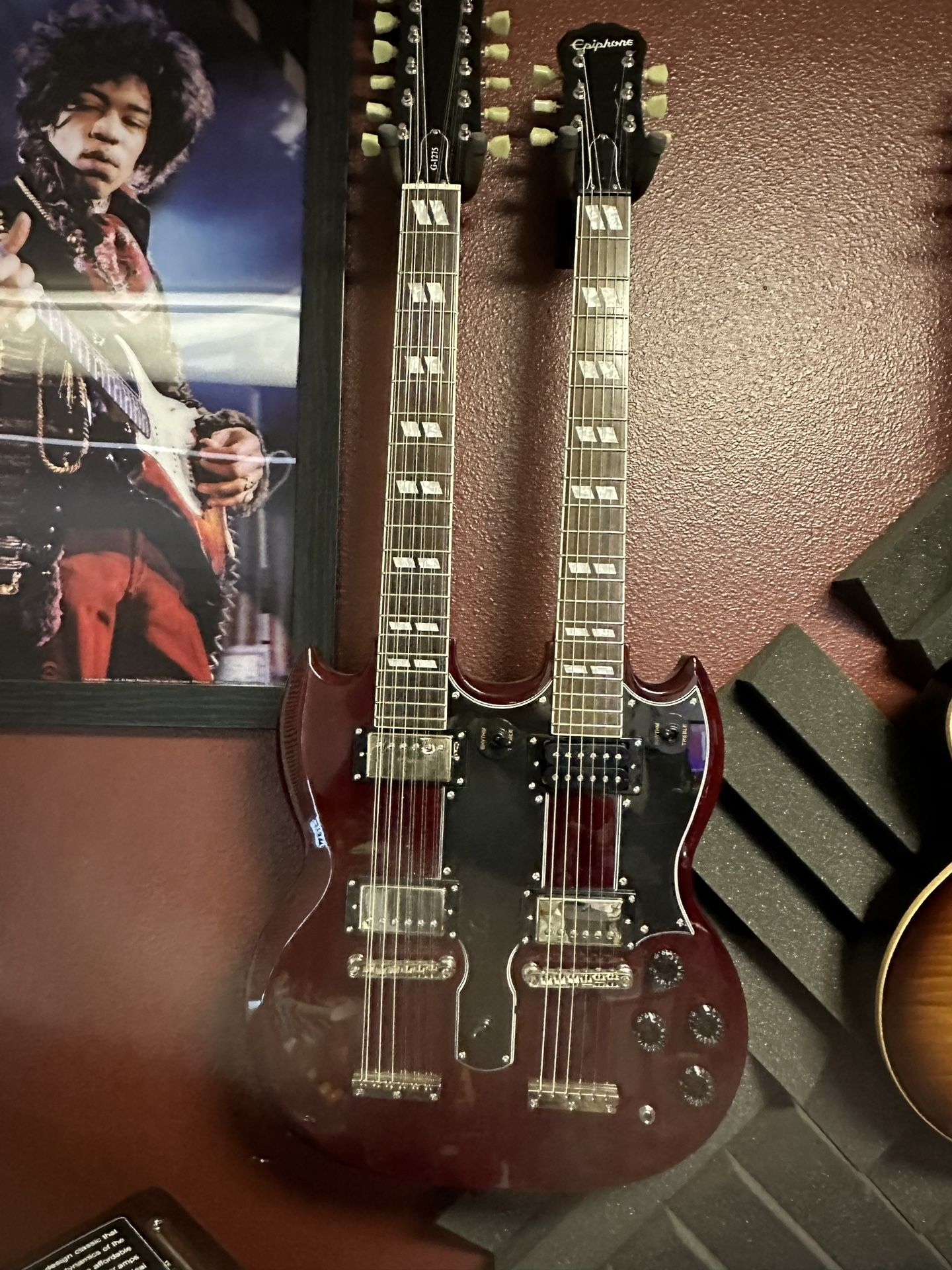 Epiphone G-1275 Double Neck Guitar With Case