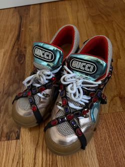 Gucci Flashtrek Chunky Leather Sneakers
