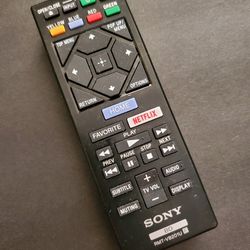 Sony Bluray Player Remote Control.  Working Perfectly 