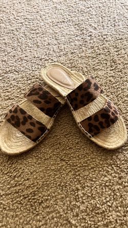 Animal Print Sandals 