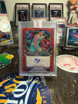 Lamelo Ball red scope rookie signatures