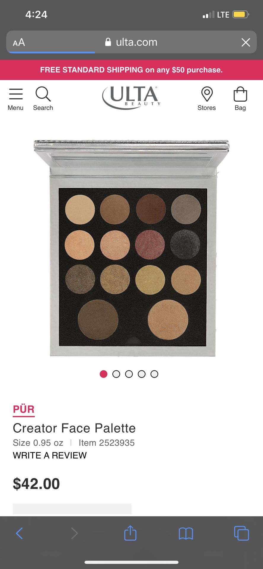 PÜR- Creator Face Palette