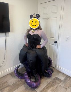 Ursula Inflatable Halloween Costume with Disney Ears