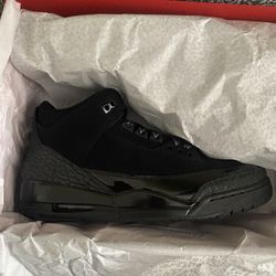 Brand New Air Jordan 3 Black Cat Size 9