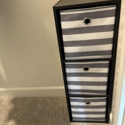 Cube Organizer Shelf With Storage Bins Included