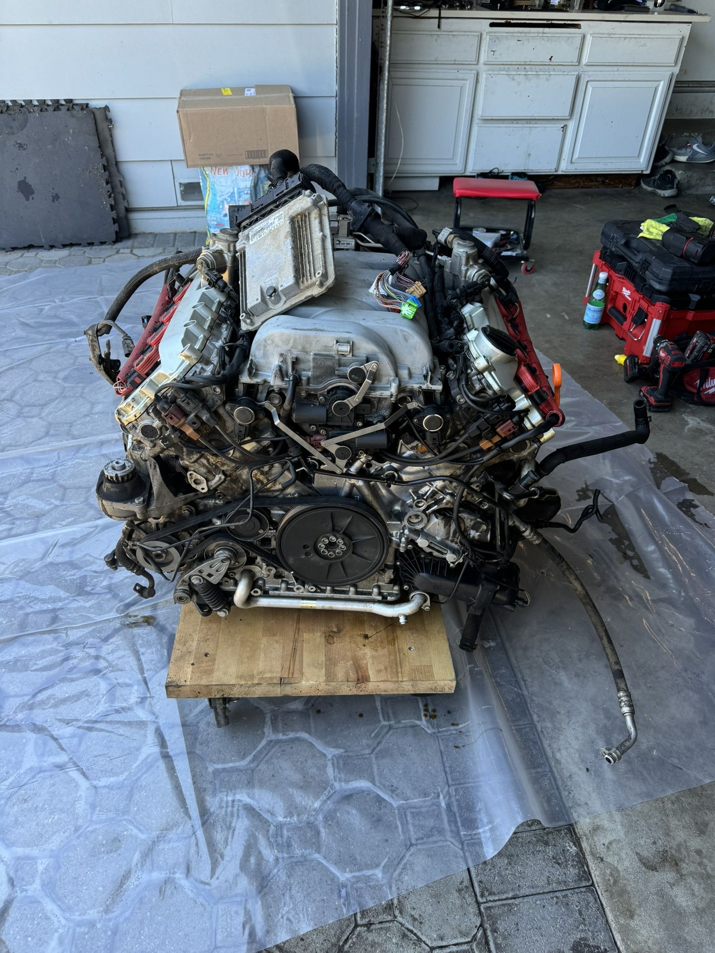 V8 4.2 Engine . Audi A8, D3. 2006-2010