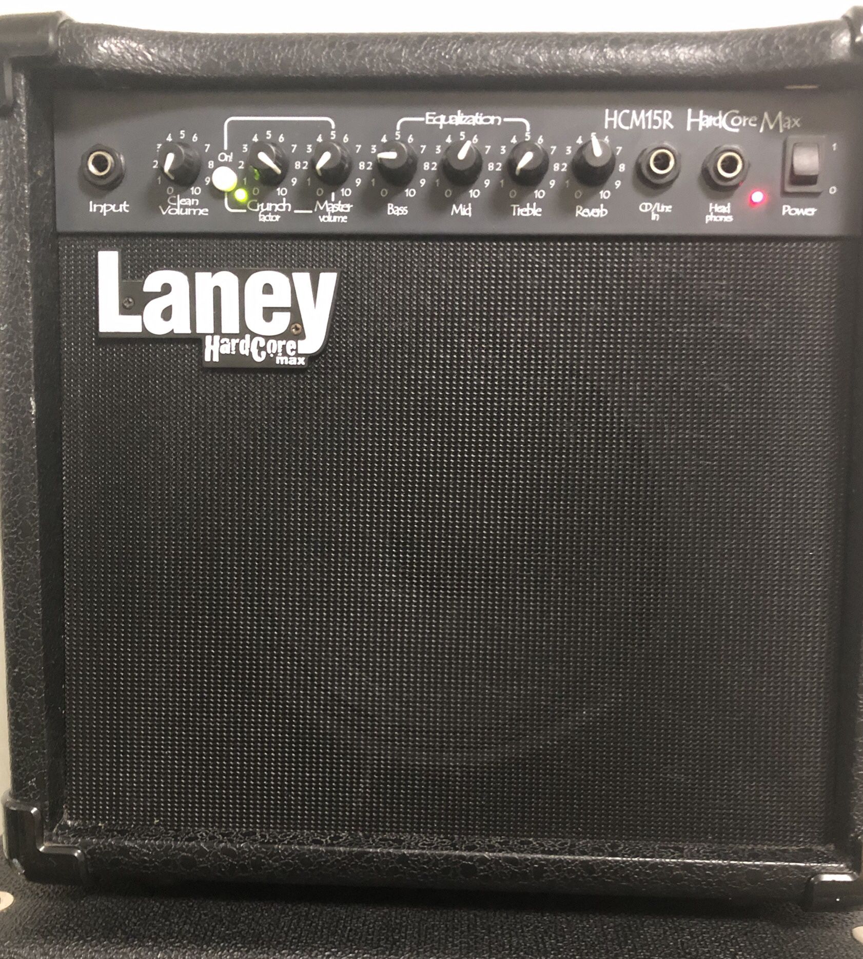 LANEY HCM15R Hardcore Max Guitar Combo 15 watts Amplifier, Like New, Excellent Sound, Guitar, Fender, Bass, Effects