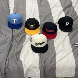 Fitted Hats Size 7 And 7 1/8