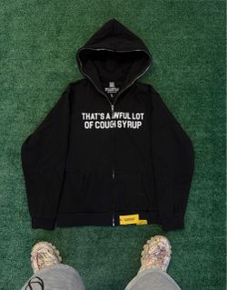 awful lotta cough syrup full zip size m&l