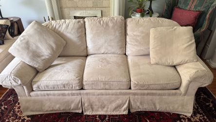 Microfiber sofa