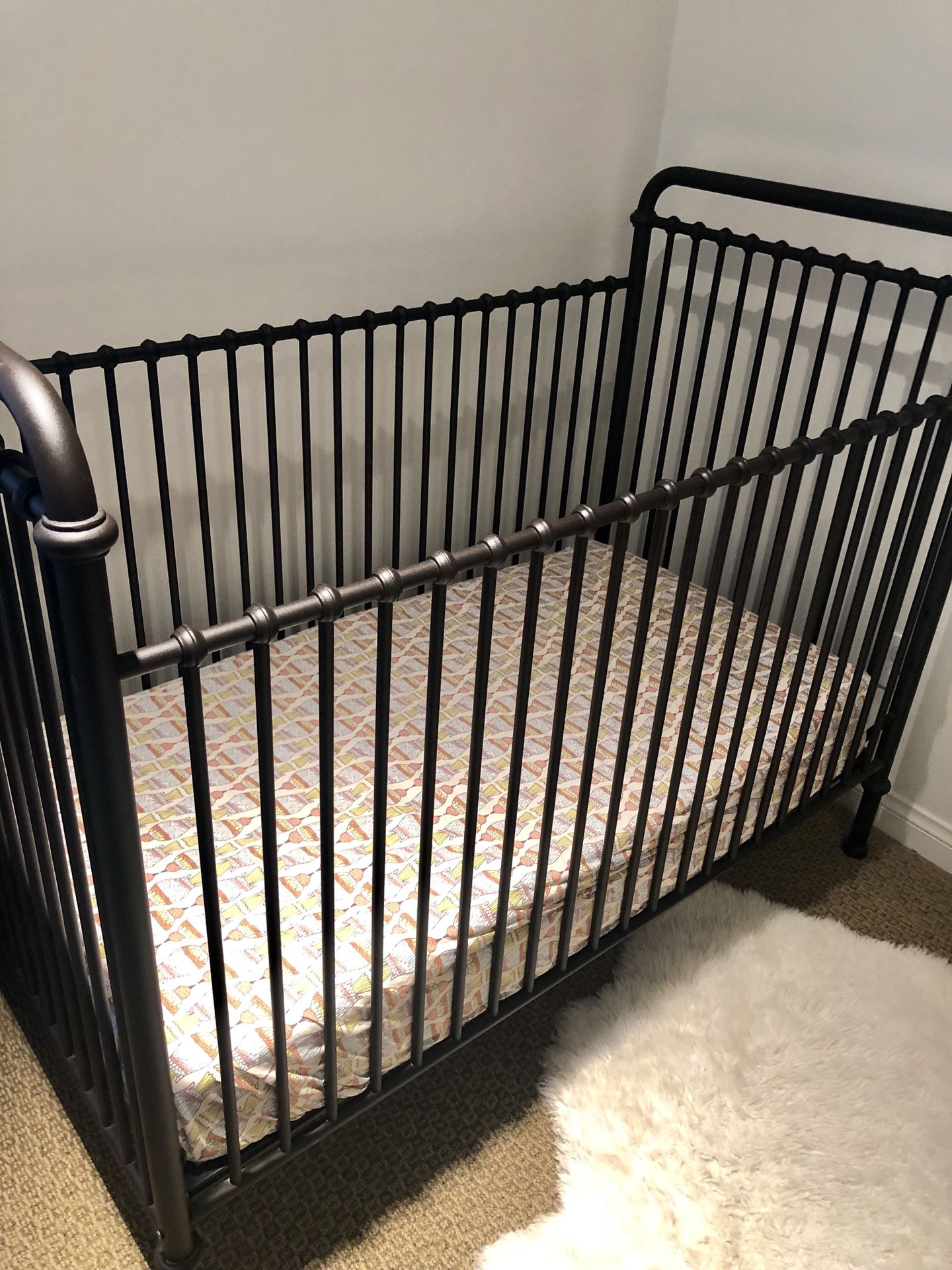 Restoration Hardware Baby & Child Bronze Crib