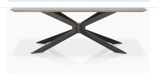 Stunning Industrial/Modern Concrete-Look Dining Table