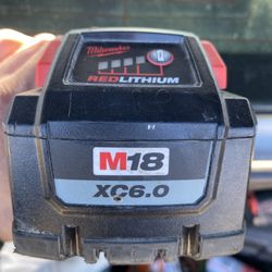 Milwaukee 18v Batteries 6.0 Ah