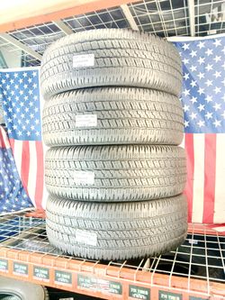 ✅ P275/60R20 GOODYEAR WRANGLER SR-A ALL SEASON TRUCK SUV CITY HIGHWAY 275 60 20 USED TIRES SET