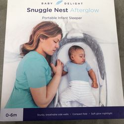 Baby Delight Snuggle Nest Afterglow Portable Infant Sleeper