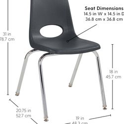 Chair Stacking Student Seat
