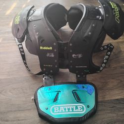 Football Shoulder Pads Kind Of Brand New