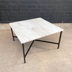 Mid-Century Modern Marble Top Coffee Table, c.1960’s - Delivery Available
