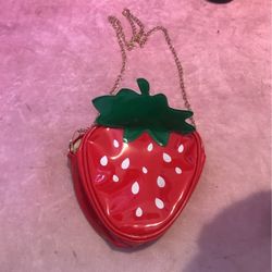 Red Strawberry Purse 