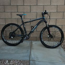 Marin Mountain Bike 17" Frame Black W/ Blue Highlights