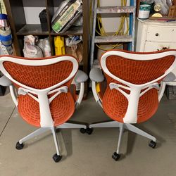 Brand New Herman Miller Mirra 2 Orange Mineral Fully Loaded Ergonomic Office Chair Irvine
