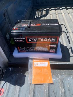 12v 314 AH lithium battery New