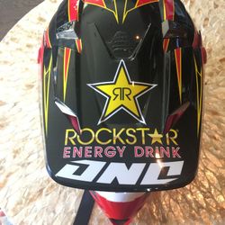 Dot Rockstar motorcycle helmet.