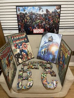 Marvel Themed Wall Decor