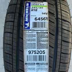 (1) MICHELIN ENERGY SAVER A/S 235/45/18