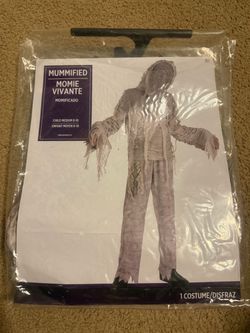 Mummified Halloween Costume Child Medium 8-10