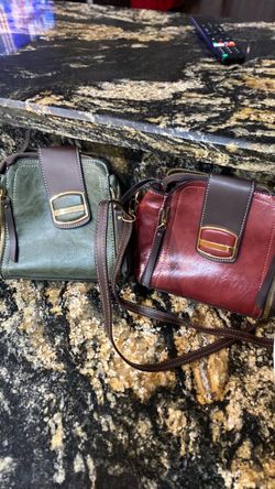 Leather Crossbody Bags Set of Two