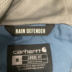 Carhartt Mens Rain Defender Loose Fit Lightweight Packable Anorak Medium