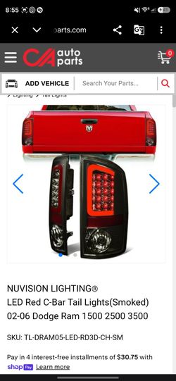 Dodge Ram Truck Taillights