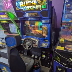 1999 Atari San Francisco Rush 2049 Sit-Down Arcade Cabinet – Upgraded, Fully Working FF, Great Condition – Anaheim, CA Pickup Only!
