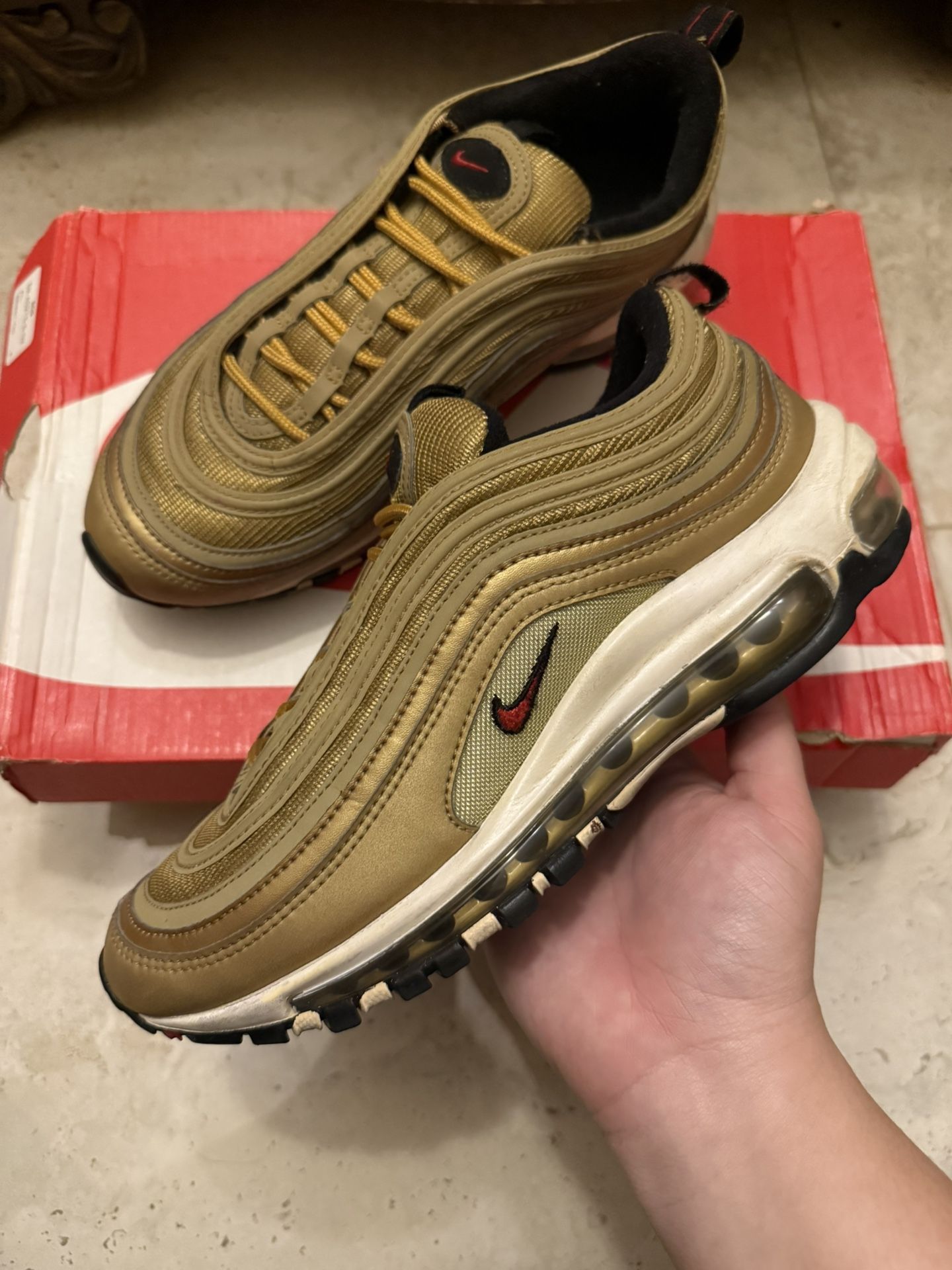 Nike Air Max 97 Metallic Gold (2017/2018) (Women's) Size 7M/8.5W