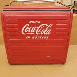 ANTIQUE COCA COLA COOLER