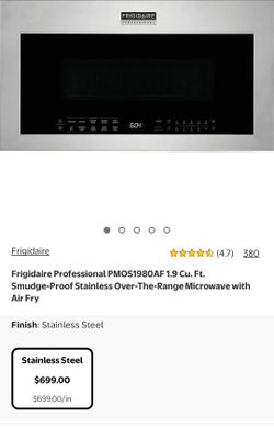 Frigidaire microwave