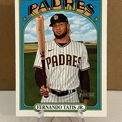 2021 Topps Heritage FERNANDO TATIS JR. #137 San Diego Padres