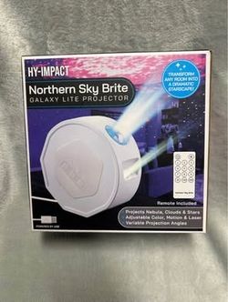 Northern Sky Galaxy LED Projector and Night Light with. Remote