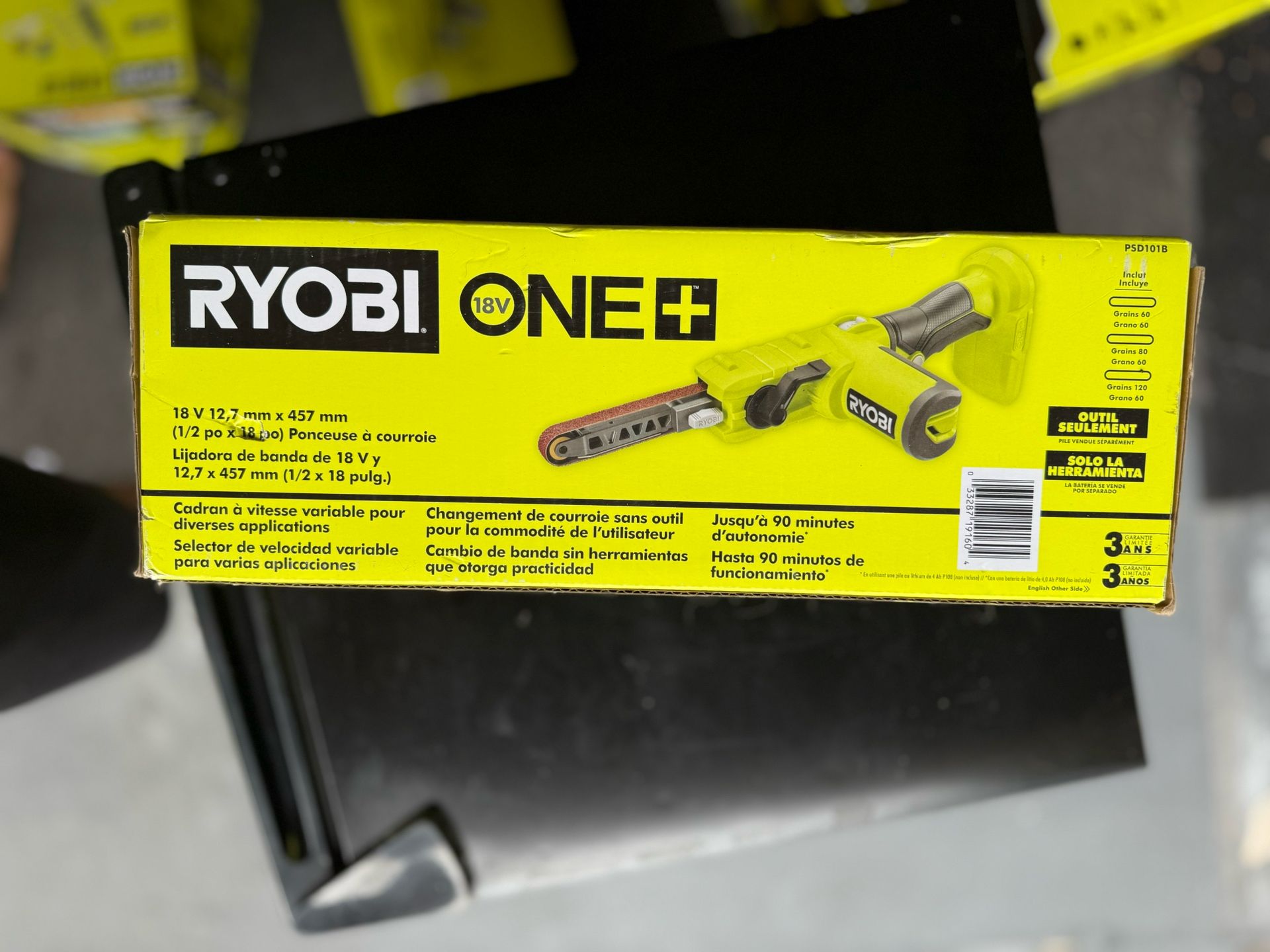 Ryobi 18V one+ 1/2” Belt Sander