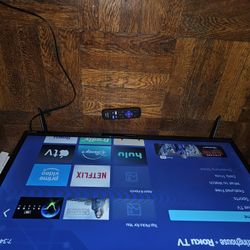 32.
Inch smart t v with remote  Roku Weston house