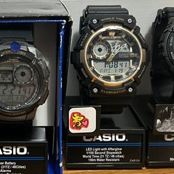 Casio World Time Men’s Watches brand New 