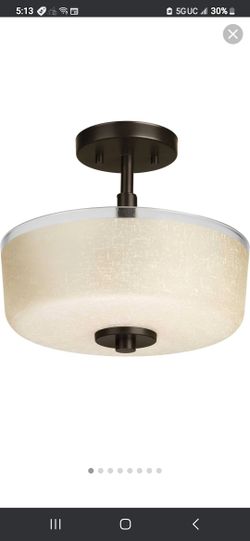 Progress Lighting Collection Semi Flush Mount Ceiling Light Brand New In The Box