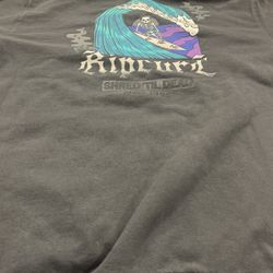 Ripcurl Shred Til Dead Hoodie Greyish Black Medium 