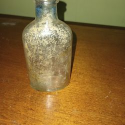 Vintage Mrs Stewart Bluing Glass Bottle 