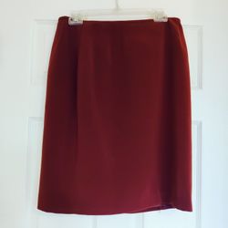 Burgundy skirt 